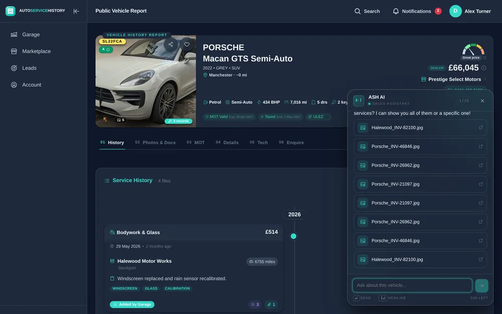 Ask-the-car AI chat